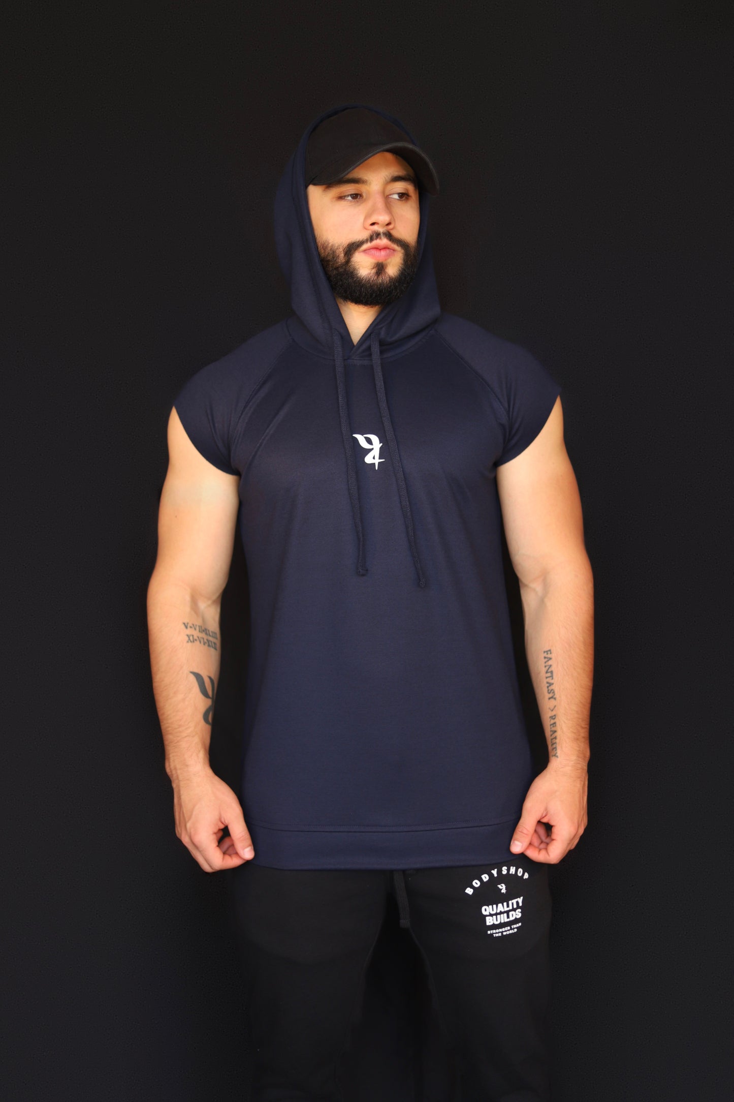 Tank Manga Raglán Capota