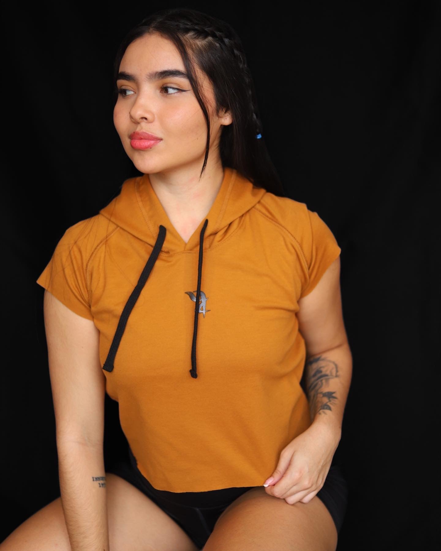 Tank Manga Raglán Capota