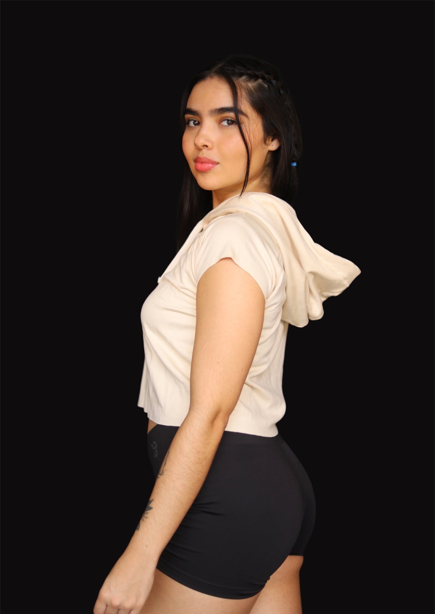 Tank Manga Raglán Capota