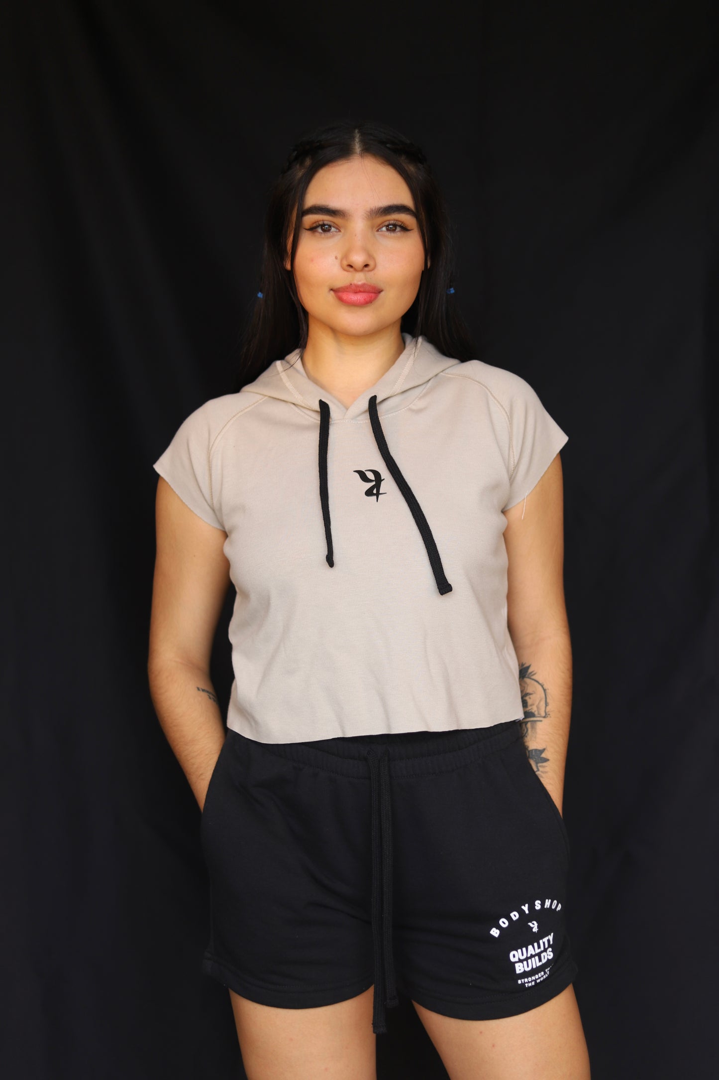 Tank Manga Raglán Capota