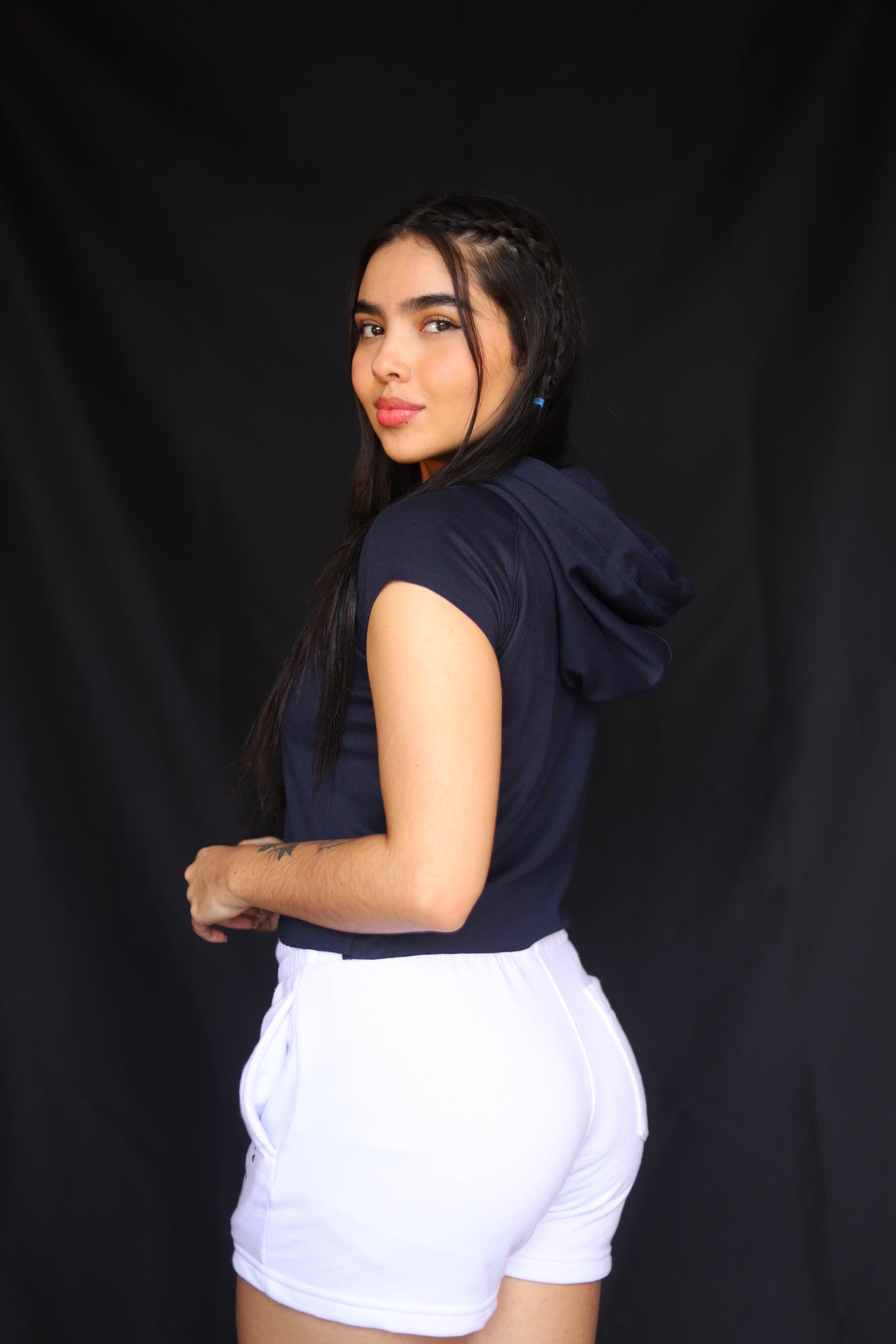 Tank Manga Raglán Capota