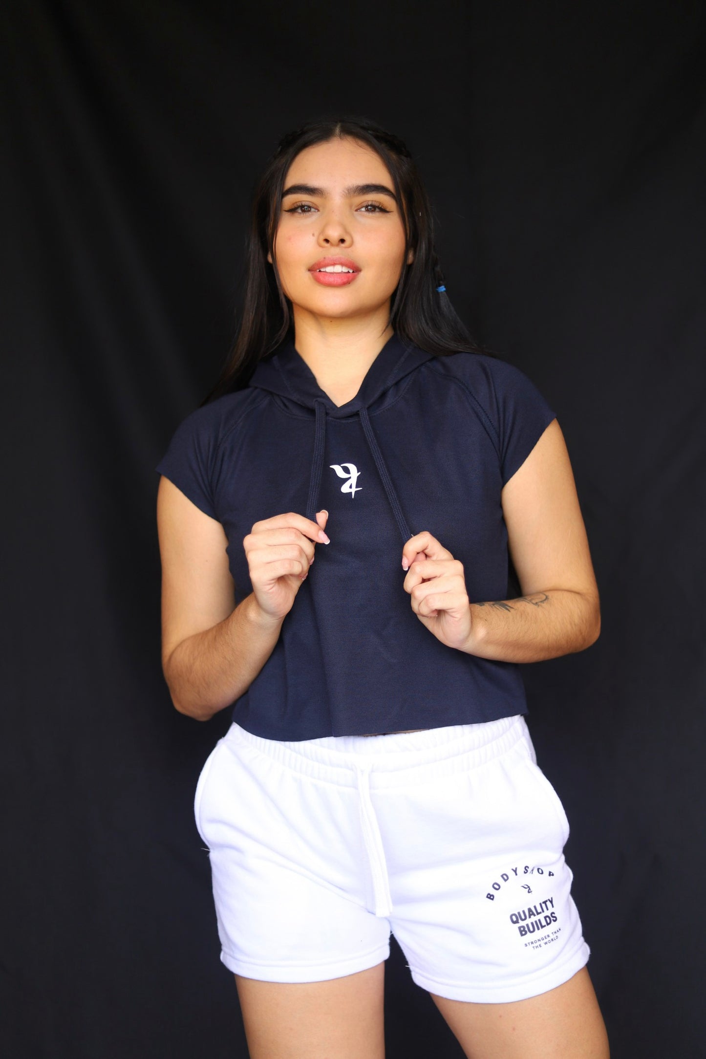 Tank Manga Raglán Capota