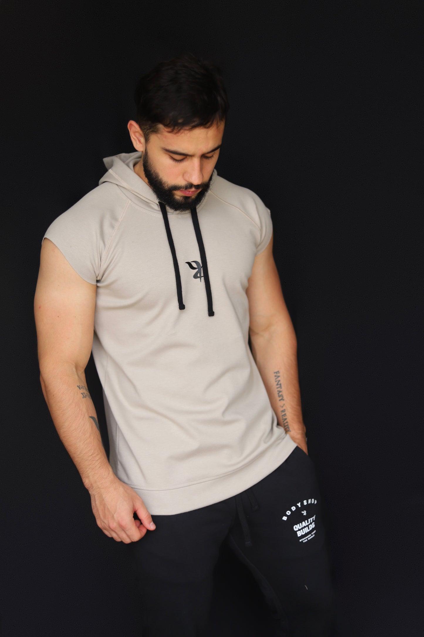 Tank Manga Raglán Capota